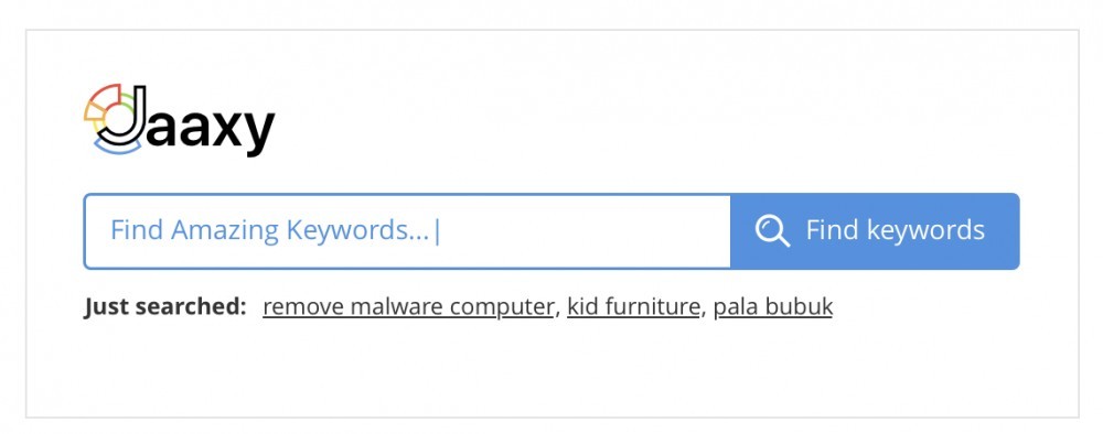 Jaaxy keyword search tool