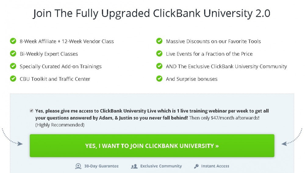 ClickBank University 2.0