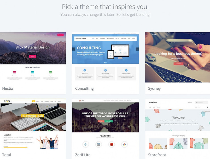 Wordpress themes