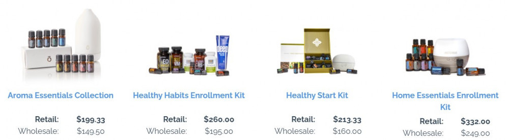 doTERRA essential oil enrollment kits